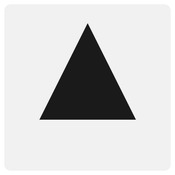 The same triangle on its mass centroid. It looks 12.7px high.